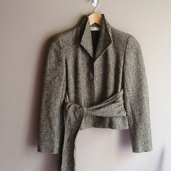 VALENTINO Vintage Tweed Jacket Size 4 - Picture 1 of 9